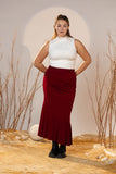 Scarlet Flow Jersey Skirt