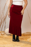 Scarlet Flow Jersey Skirt