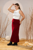 Scarlet Flow Jersey Skirt