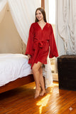 Scarlet Velvet Robe