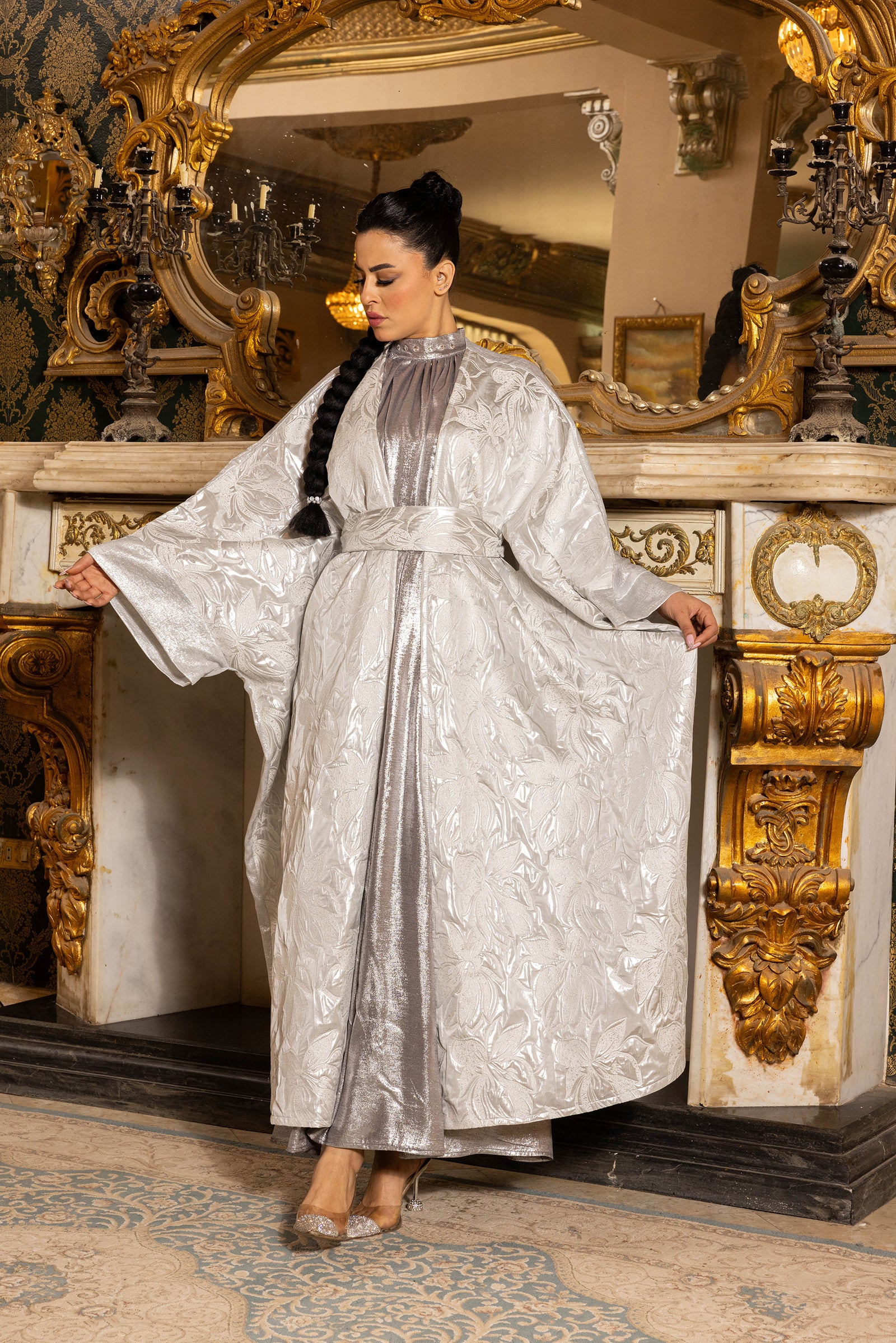 Silver Grace Kimono