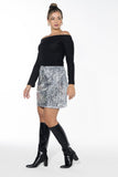 Silver Mini Radiance Skirt - Silver