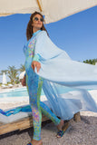Sky Chiffon Kimono