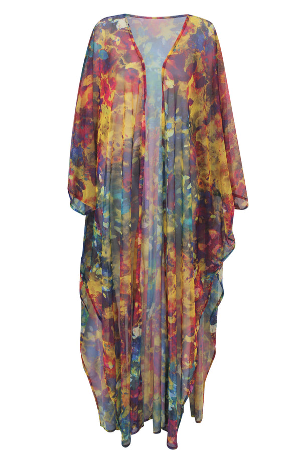 Summer Canvas Tulle Kimono