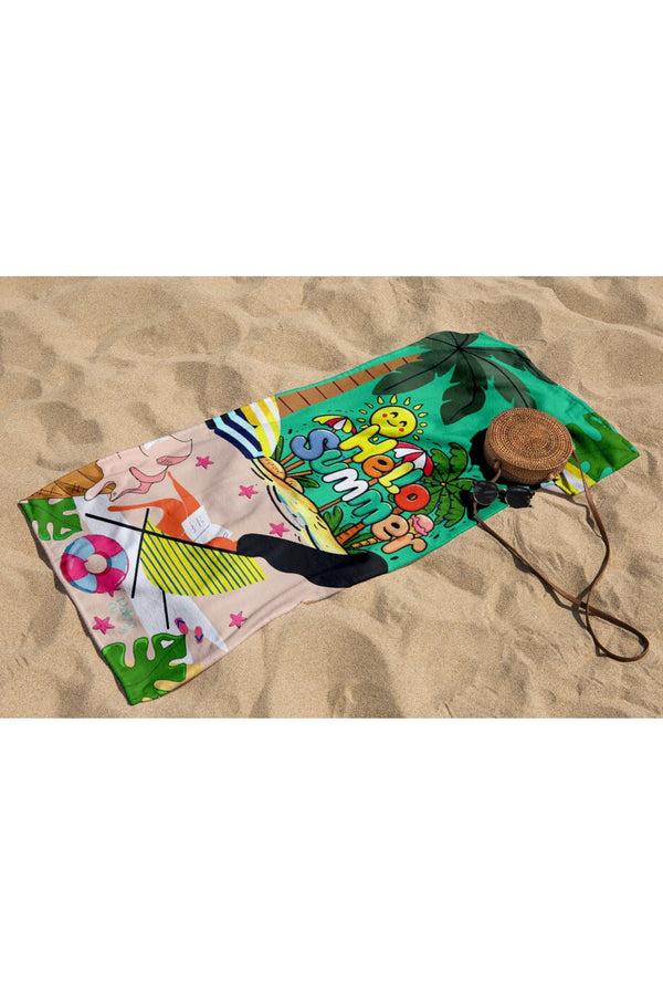 Sunny Escape Beach Towel
