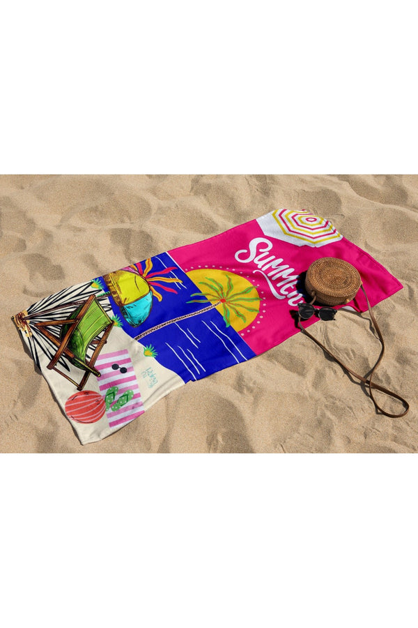 Sunset Lounge Beach Towel