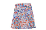 Sunset Paisley Aline Skirt