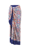 Sunset Paisley Crepe Sarong