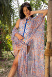 Sunset Paisley Tulle Kimono