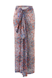 Sunset Paisley Tulle Sarong