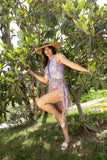Sunset Paisley Tulle Sarong
