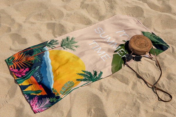 Sunset Tropics Beach Towel