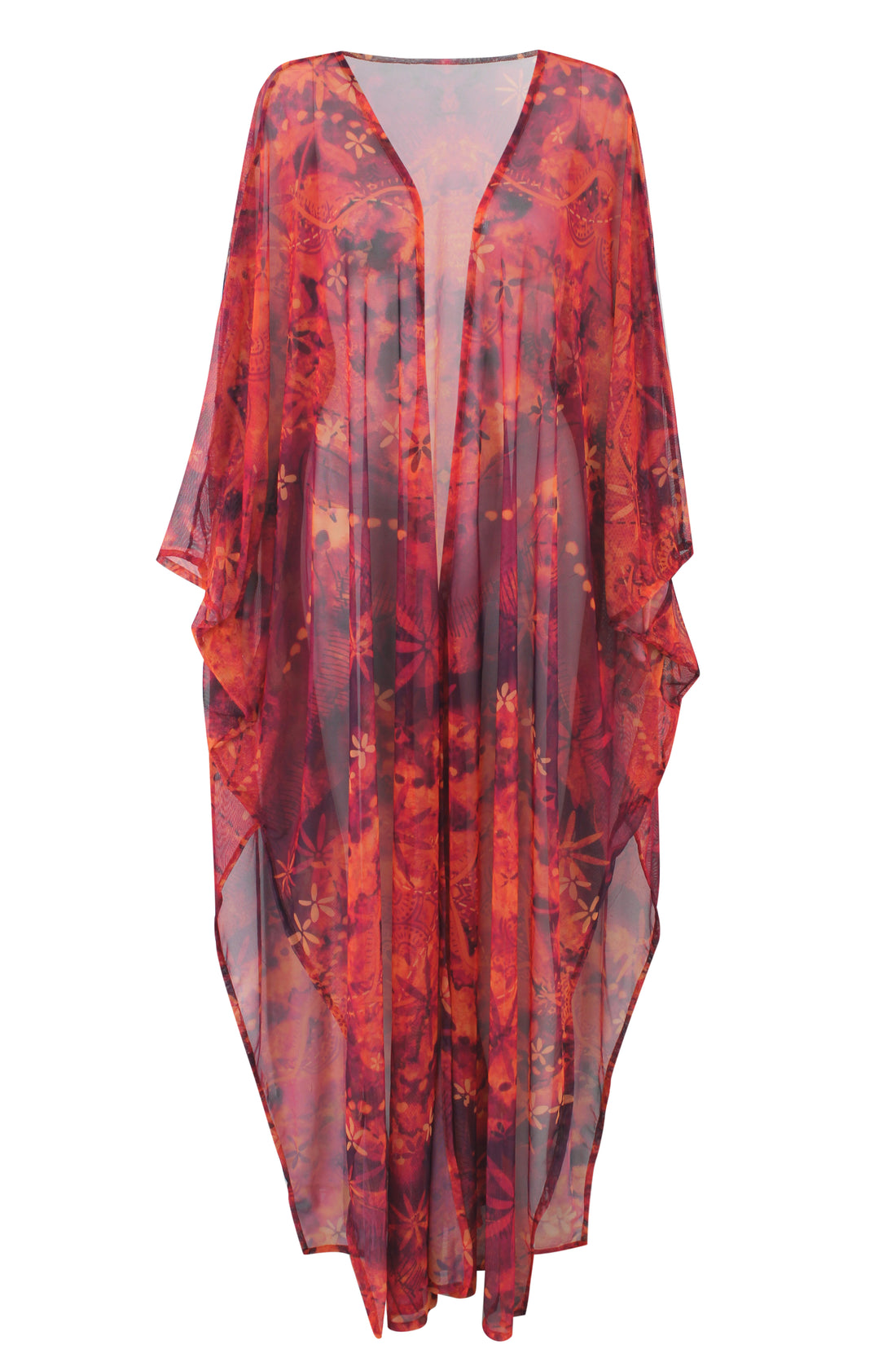 Sunset Tulle Kimono