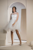Sweetheart Mini Tulle Dress - White