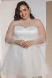 Sweetheart Tulle Dress - White