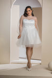 Sweetheart Tulle Dress - White