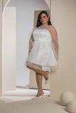 Sweetheart Tulle Dress - White