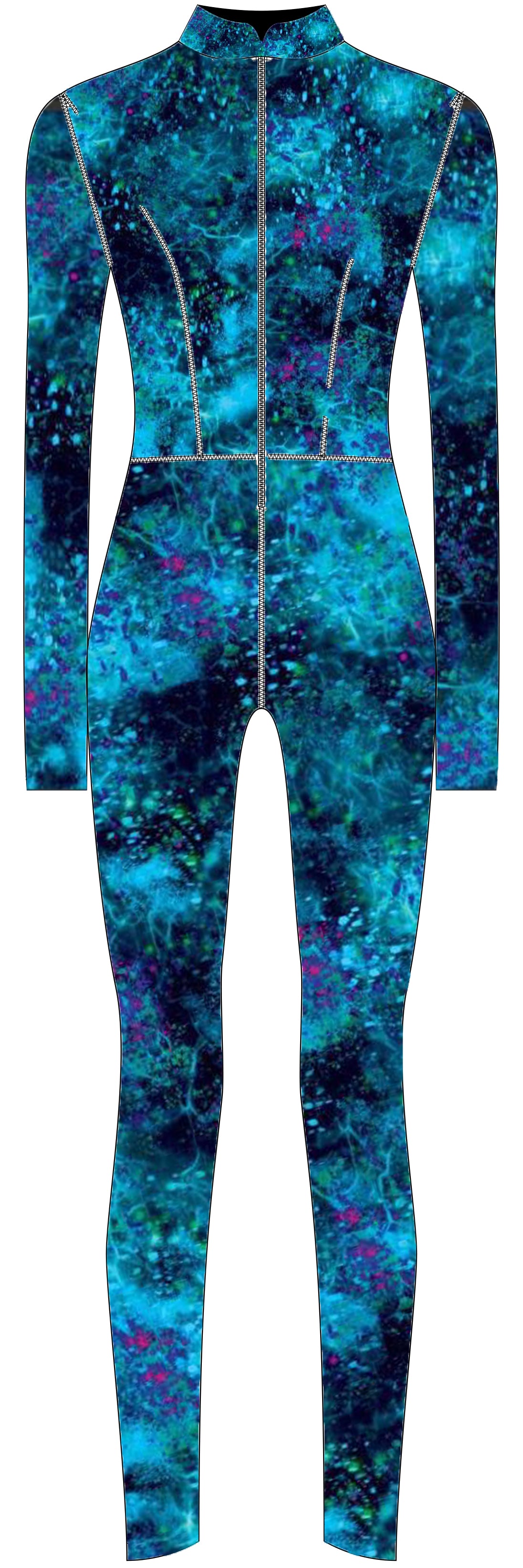 Cosmos Basic Burkini -Turquoise