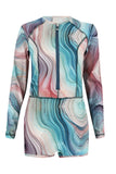 Teal Marble Wetsuit