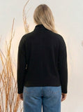 The Black Basic Wool Pullover