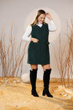 The Emerald Pocket Cord Dress