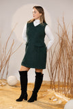 The Emerald Pocket Cord Dress