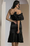 The Flora Midi Dress - Black