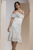 The Flora Midi Dress - White