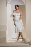 The Flora Midi Dress - White