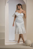 The Flora Midi Dress - White