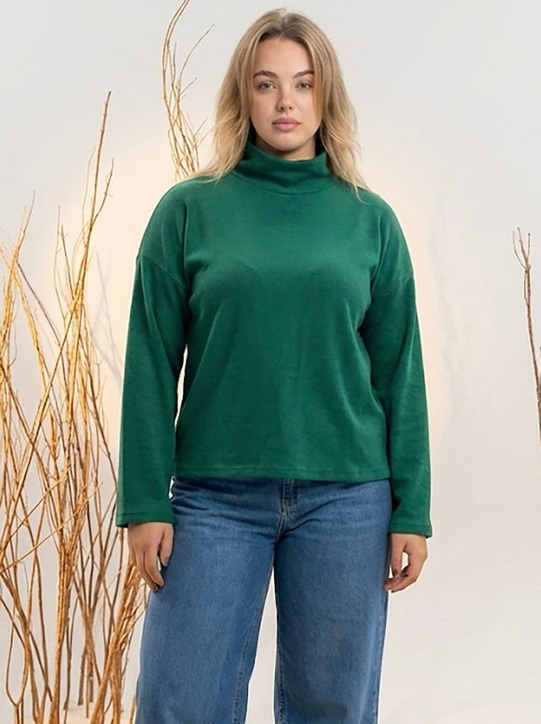 The Green Basic Wool Pullover