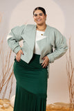 The Mint Mist Cropped Jacket