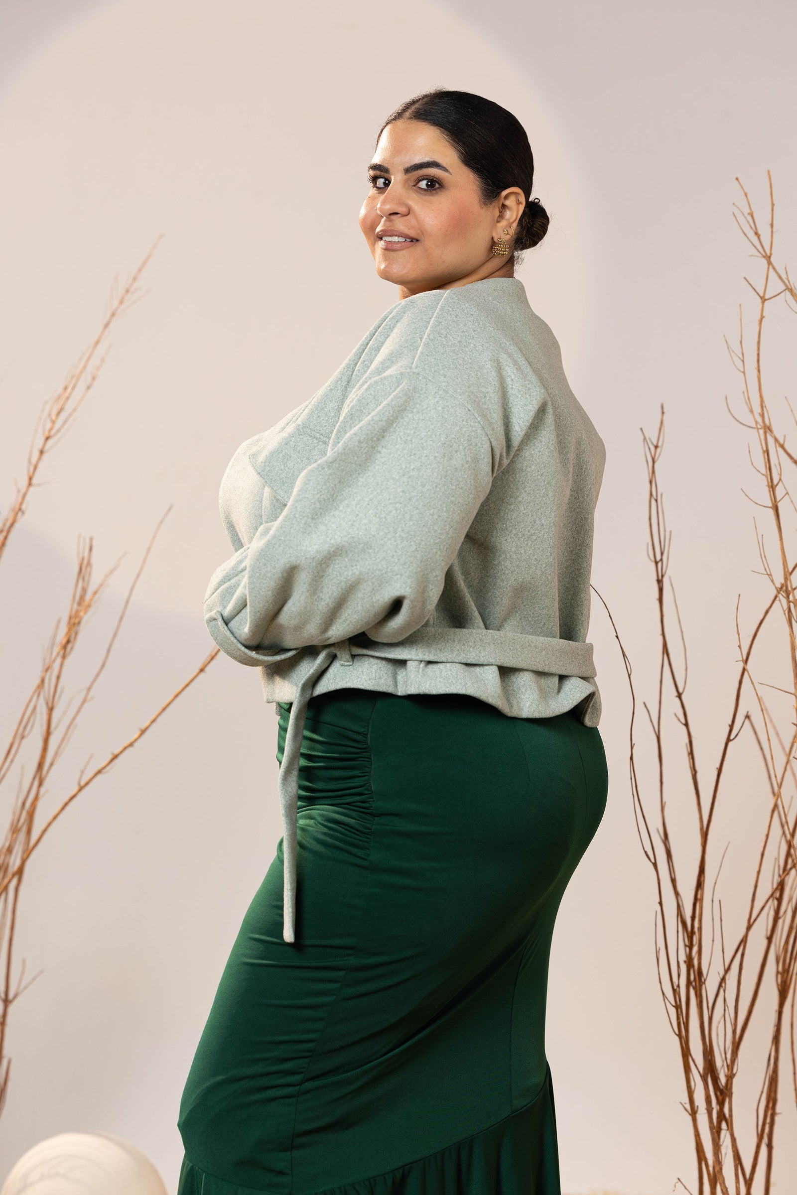 The Mint Mist Cropped Jacket