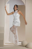 The Overlay Lace Dress - White