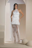 The Overlay Lace Dress - White