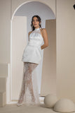 The Overlay Lace Dress - White