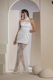 The Overlay Lace Dress - White
