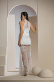 The Overlay Lace Dress - White