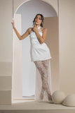 The Overlay Lace Dress - White
