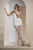 The Overlay Lace Dress - White