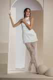 The Overlay Lace Dress - White