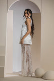The Overlay Lace Dress - White