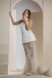 The Overlay Lace Dress - White