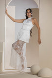 The Overlay Lace Dress - White