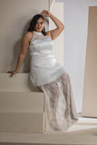 The Overlay Lace Mini Dress - White