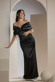 The Pearl Bow Dress - Black