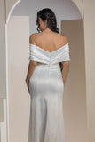 The Pearl Bow Dress - White