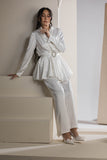 The Satin Grace Set - White