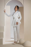The Satin Grace Set - White