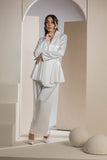 The Satin Grace Set - White